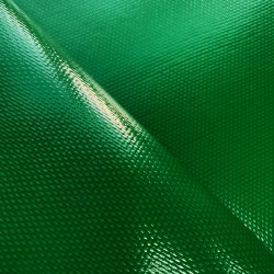 Тентовый материал ПВХ 600 гр/м2 плотная, Зелёный (Ширина 150см), на отрез  в Ейске, 600 г/м2, 1189 руб