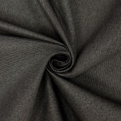 Ткань Рогожка (мебельная), цвет Тёмно-Серый (на отрез)  в Ейске