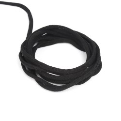Шнур для одежды 4,5 мм, цвет Чёрный (на отрез)  в Ейске