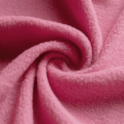Флис Односторонний 130 гр/м2, цвет Розовый (на отрез)  в Ейске