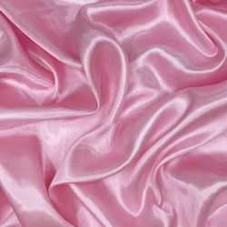 Ткань Атлас-сатин, цвет Розовый (на отрез)  в Ейске