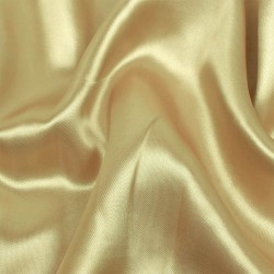 Ткань Атлас-сатин ЛЮКС, цвет Золотой (на отрез)  в Ейске