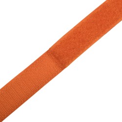 Контактная лента 25мм  Оранжевый (велькро-липучка, на отрез)  в Ейске
