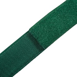 Контактная лента 40мм (38мм) цвет Зелёный (велькро-липучка, на отрез)  в Ейске