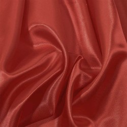 Ткань Атлас-сатин, цвет Красный (на отрез)  в Ейске
