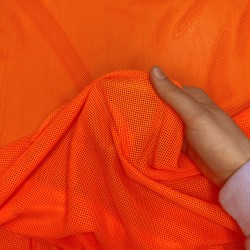 Трикотажная Сетка 75 г/м2, цвет Оранжевый (на отрез)  в Ейске