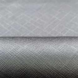 Ткань Блэкаут для штор светозатемняющая 100% &quot;Орнамент Серый&quot; (на отрез)  в Ейске